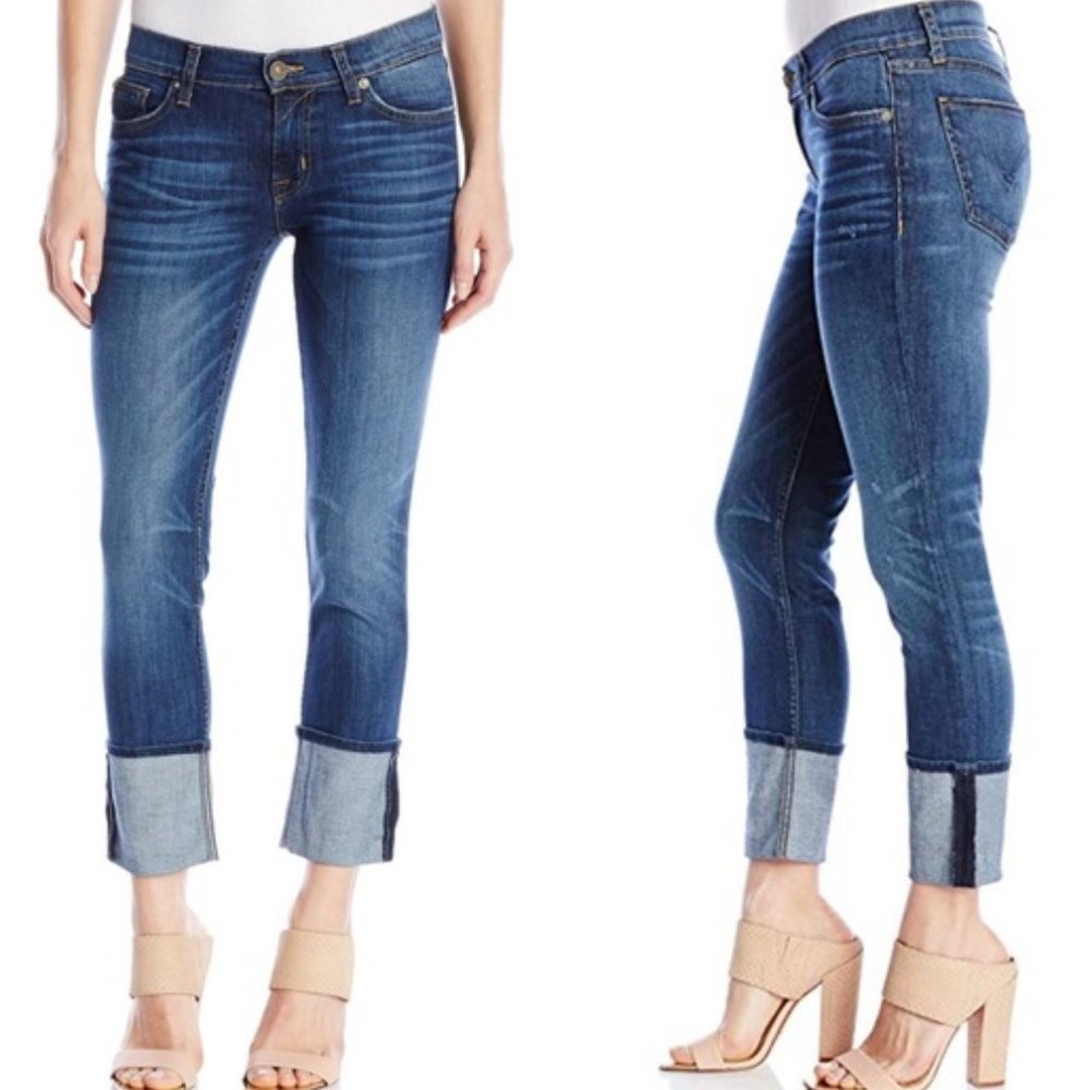 HUDSON Jeans 'Muse' Cuff Crop Jeans